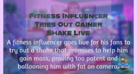 Fitness Influencer Tries Out Gainer Shake Live – 5:33