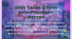 Orgy Takes a Turn with Pregnant Bottom – 5:25